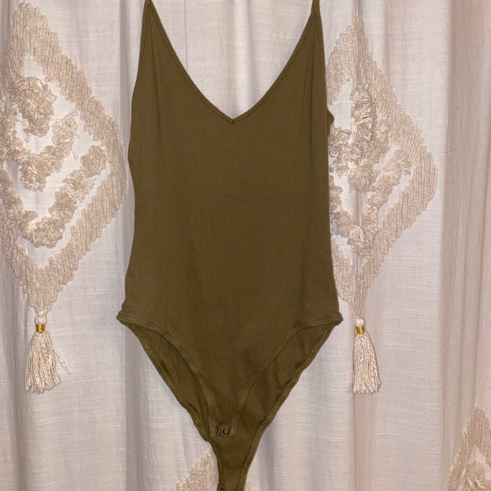 Olive Green Bodysuit